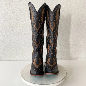 Lane Reverie snip toe adjustable calf